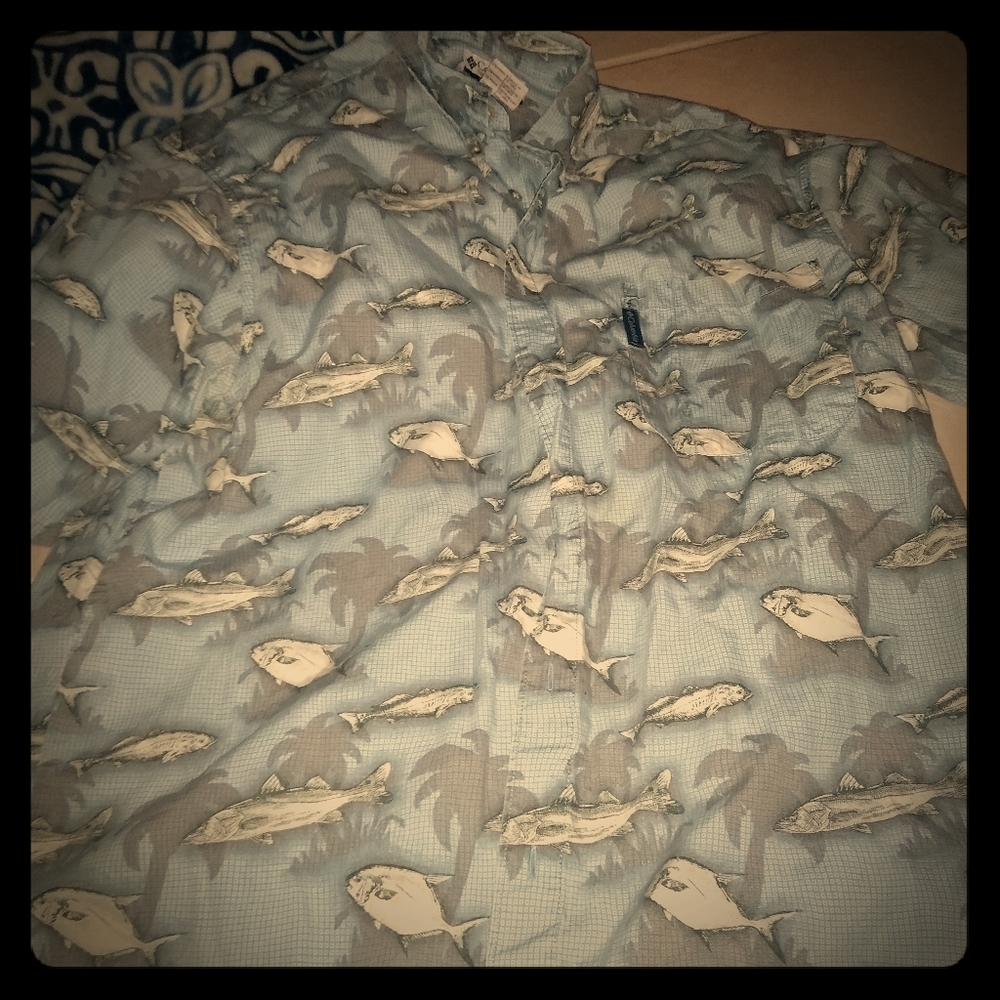 Columbia men's fishing shirt